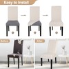 SearchI Waterproof Dining Room Chair Covers, Stretch Parsons Chair Slipcovers