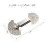 MEDUSHASHA Pitch Gauge, Stainless Steel, Screw Pitch Gauge, Portable, Durable,