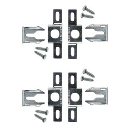 Anti Theft Security Picture Hangers Kit Spring Lock Quick Release Tool Picture Hooks Security Hardware Kit for Wooden Polymer Picture Photo Frames Kit A Pack of 5