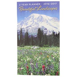 2016-2017 2 Year Monthly Planner - Beautiful Landscapes