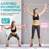 Kit de Pilates con Barra y Bandas de Resistencia, Ideal