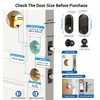 Veise RZ06C Smart Locks for Front Door, 2 Knob Handle