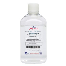 TBST (TBS-Tween 20), 10X, pH 7.6, 1000ml/Unit