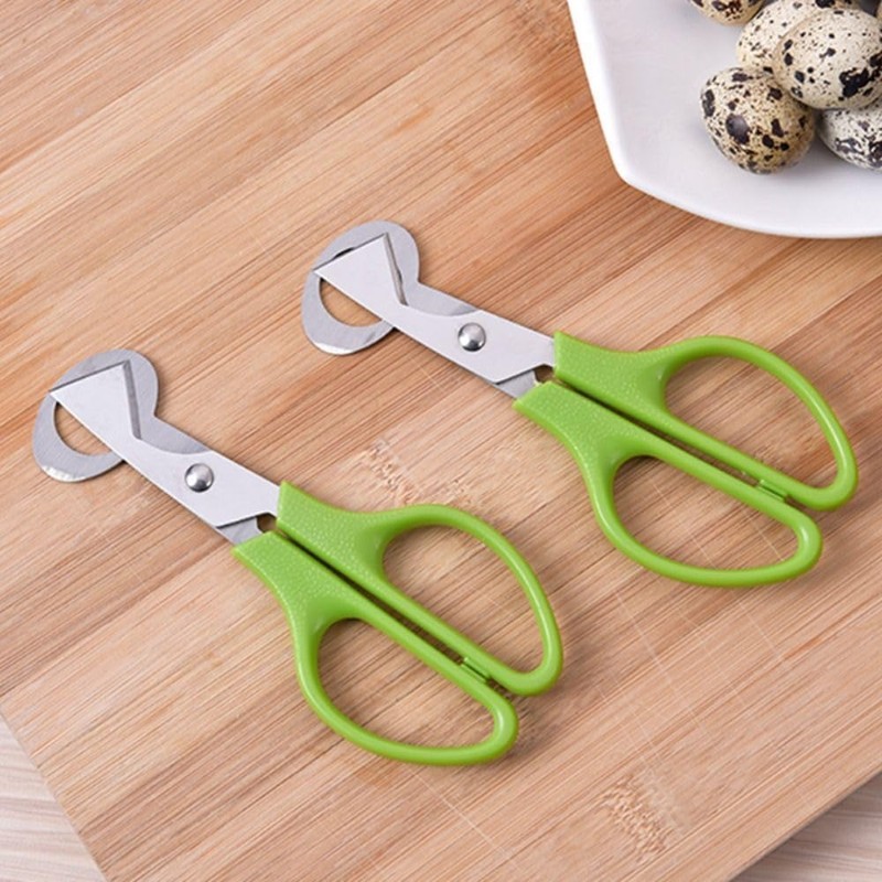 Stainless Steel Quail Egg Scissors,Egg Slicer Pigeon Clipper Shell Separator,