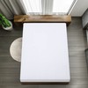 Utopia Bedding Fitted Sheet Single, White - Deep Pocket 14