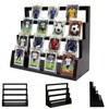 WQLLWFC 4 Tier Wooden Card Display Stand