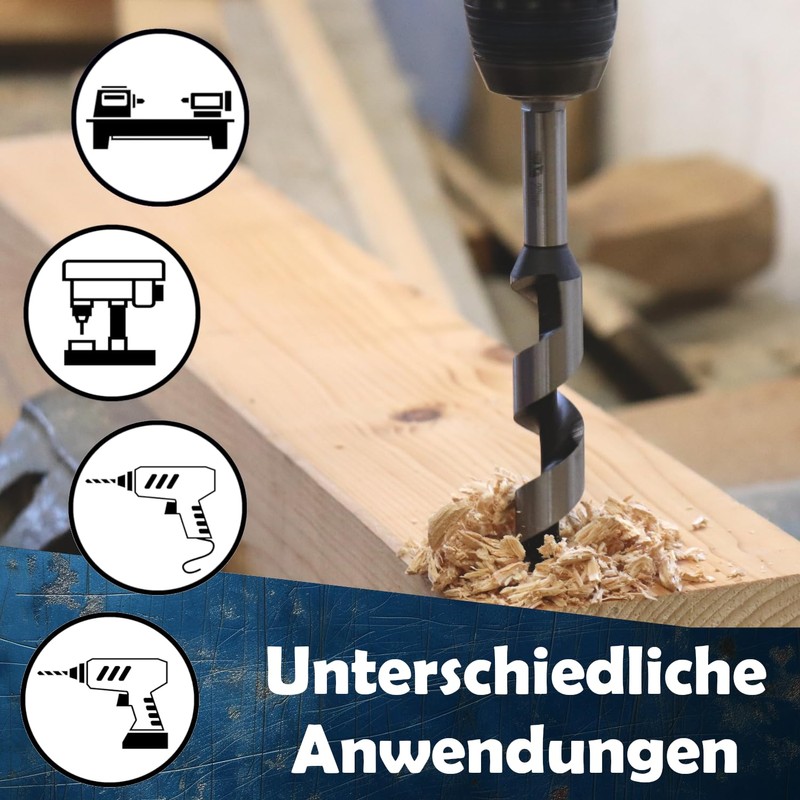AM-Zerspanungstechnik Auger Drill Bit 6 mm - 230 mm |