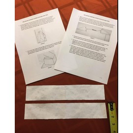 Cuckoo Clock Parts Paper Bellow Recovery 12”x2” inch with Instructions