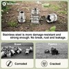 Raincovo Garden Hose Quick Connect, Stainless Steel Water Hose Fitting,