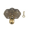 QLEUIFT 1 x Hasp Vintage Antique Clasps, Bronze Iron Design,