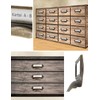 Fuxxer® 10 x Label Window Metal Handles in Antique Brass