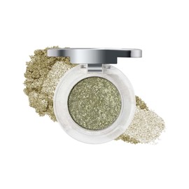 Highlighting Eye Shadow, Waterproof Shimmer Cream Eyeshadow Palette, Long Lasting Highly Pigmented, Metallic Diamond Green Eyeshadow 2-in-1, Creamy Texture, Korean Eye Make-Up, Gifts for Women 08