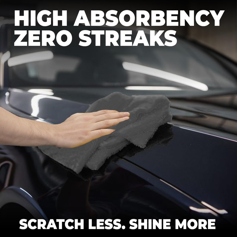 Towelogy FX40 PRO Microfibre Car Drying Towel – Edgeless Design