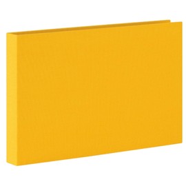 Sekisei XP-40K Pocket Harperhouse Reminiscent Mini Pocket Album, KG Size, Holds 40 Cards, 21-50 Postcards, Cloth, Yellow