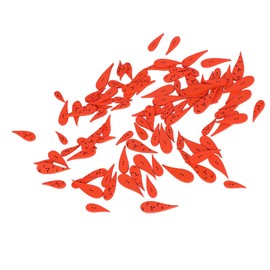 100PCS Christmas Carrot Button, Wood Nose Buttons for Crafting Sewing, DIY Cute Carrot Nose Buttons with 2 Holes for Christmas Decoration Supplies (Bent)