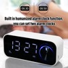 Bluetooth Speaker Alarm Clock Radio Digital LED Display Subwoofer Mini