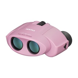 Pentax UP Porro Prism Binoculars, 0.8 Inch (21 mm) Effective Diameter, safety pink