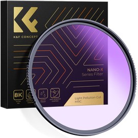K&F Concept Nano-X 52 mm Natural Night Filter Astroklar Night Light Pollution Filter for Night Photography Astrophotography with 28-Layer Coating