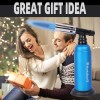 Hotdevil 20g Refillable Butane Torch Industrial Torch Adjustable Double Flame