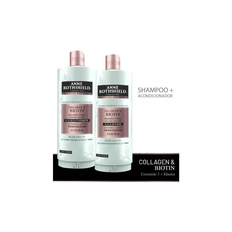 Acondicionador Colageno Biotina Ceramida 700ml Anne Rothshield
