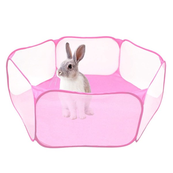 Folding Pet Cat Playpen Rabbit Hamster Indoor Outdoor Guinea Pig