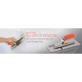 PAVAN 844 / I Pavan Inox Trowel Finishing Burnishing for Venetian Plaster - Medium 240x100x0.6mm