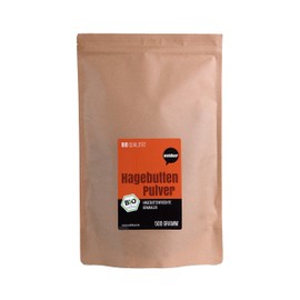 Wohltuer Wohltuer Bio Hagebuttenpulver (500 g) | Regelm??ige laboranalytische Kontrollen | Besonders wirkstoffreich in Rohkostqualit?t | Ganze Bio Hagebutten gemahlen | Frei von Zus?tzen