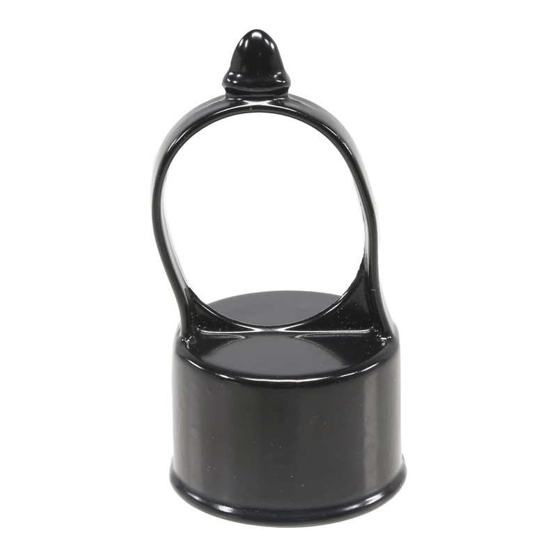 Plum Fittings Black Chain Link Fence Loop Caps 1 5/8"