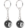 Aboiledy 2x Billiard Ball Key Ring Glueck .8