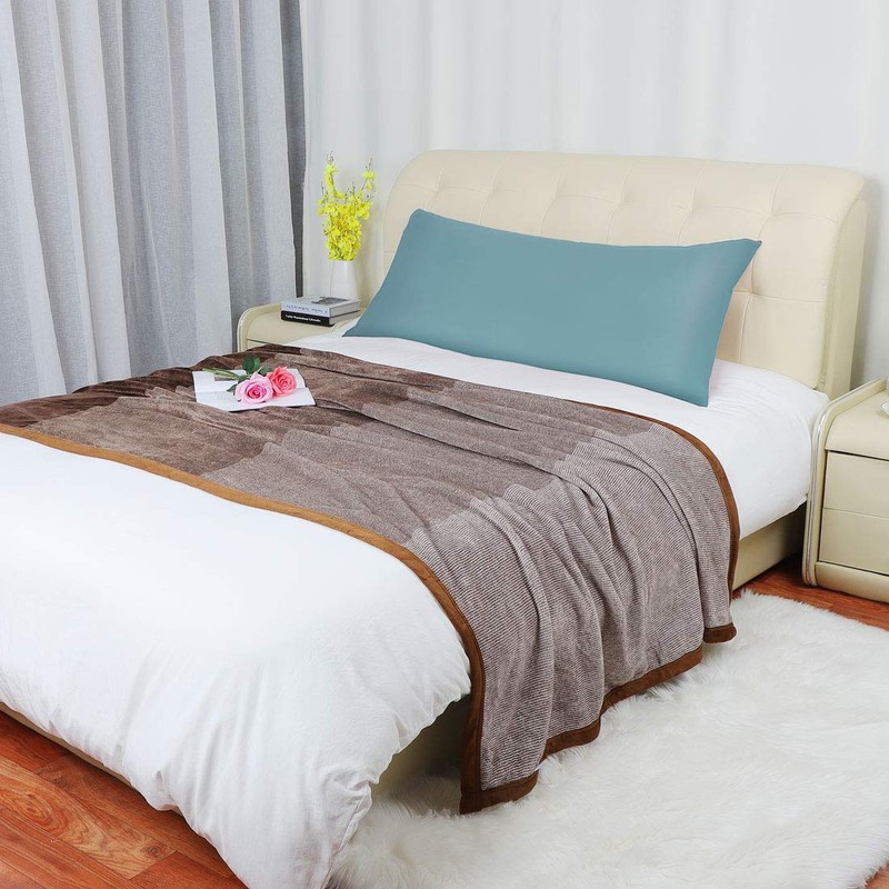 PiccoCasa Body Pillow Cover Pillowcase, 300 Thread Count, 100% Long