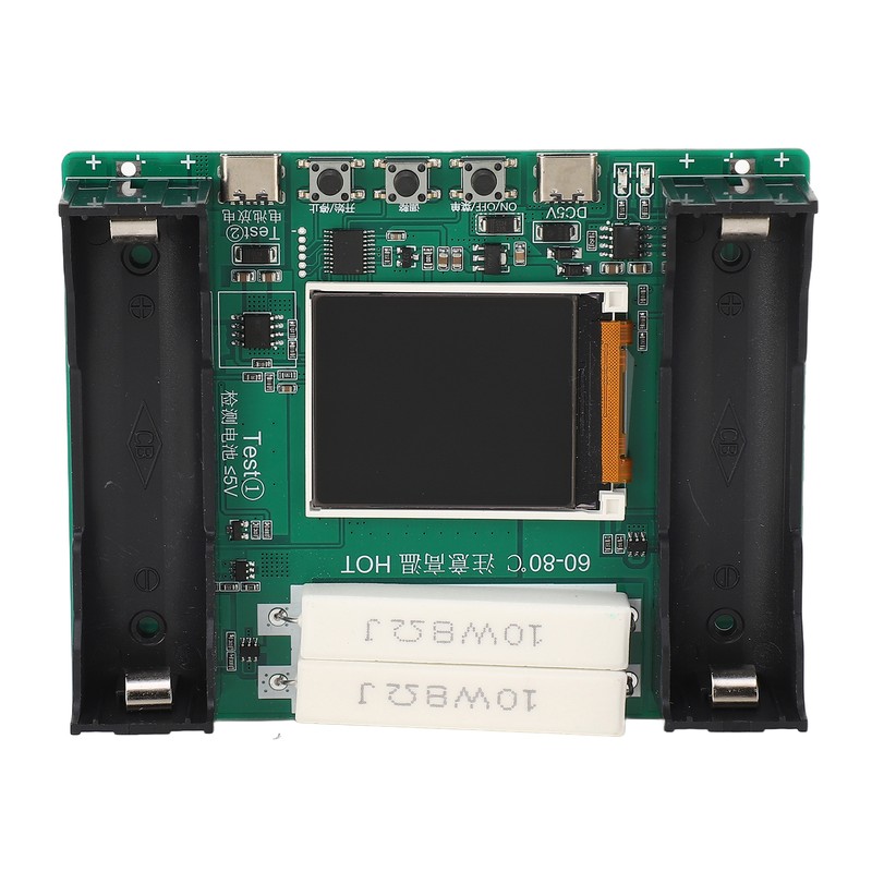 Battery Internal Resistance Tester 1.77 Inch Screen High Accuracy 18650