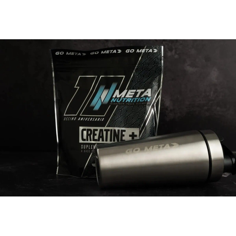 Creatina Monohidratada 500 Meta Nutrition 100 Porciones Polvo Alta Pureza