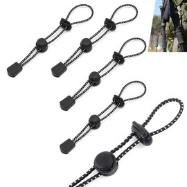 DraCra 5 Pack Backpack Hiking Poles Holder Fixing Elastic Rope Hanger Attachement Lanyard for Back Pack Walking Stick Trekking Outdoor Sports Wheelchair Lamp Flashlights