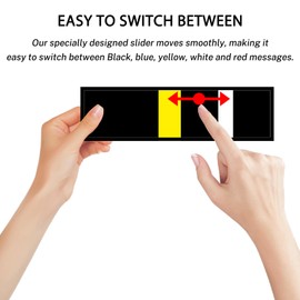 Exam Room Sign,Medical Door Signs for Doctors Offices, Hospitals and Clinics,Primary Colors, 5 Sign System, 10" x 3"-Black