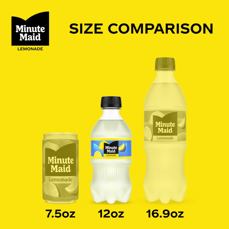Minute Maid Lemonade PET, 12 fl oz, 6 Pack