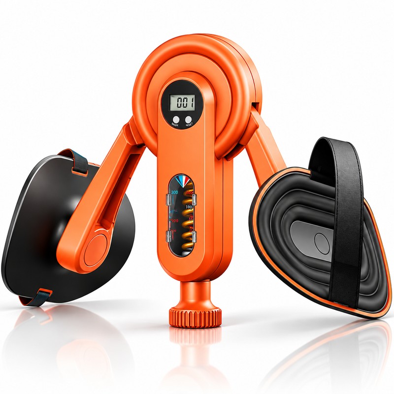 Thigh Exerciser for Home Workouts –10-100lbs Adjustable Resistance with Digital