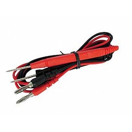 VELLEMAN - TLM2 411223 100 Length Test Lead Set with Banana Plugs - Red/Black