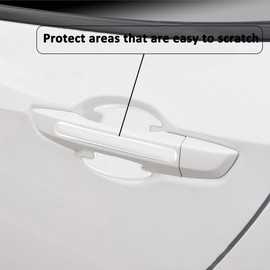 Generic 14 PCS Car Door Handle Scratch Protector,Universal Waterproof Anti-Scratches Car Door Cup Protector Transparent 14