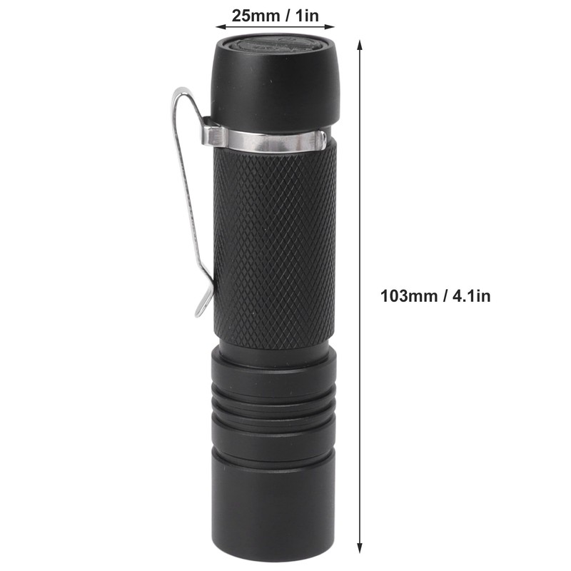 Rechargeable Mini Flashlight 700LM Super Bright LED Small Pocket EDC