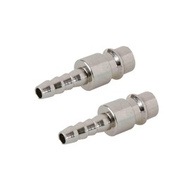 Dapetz ® Male Euro Air Line Hose Fitting Connector Coupler Bayonet to Barb Hose End Tail 6mm 2Pcs