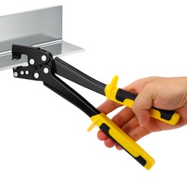 Crimping Pliers Drywall Pliers, GEERYZHE Profile Composite Pliers Punch Pliers for Steel Keels with Handle - Bolt Crimping Pliers for Decorative Ceilings and Plant Construction (31 cm Length, 0.5-0.8