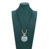 joymiao Chunky Necklace for Women Bohemian Long Leather Rope Necklace