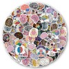 UBOFUGS 50 Pcs Brain Stickers Pack | Colorful Brain Stickers