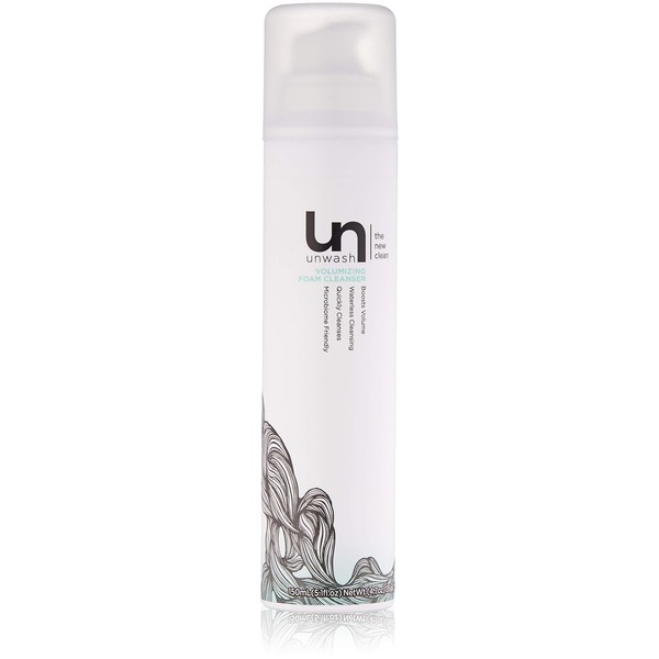 Unwash Volumizing Dry Cleanser Foam: No Rinse, Waterless, Dry Shampoo for Fine Hair and Extra Volume, 5.1 Fl Oz