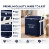 2 Pack Large Non-Woven Fabric Clothes Storage Bag Organizer with