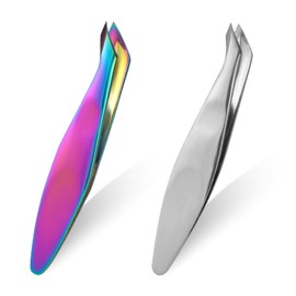 Hpmjz 2Pcs Mini Cuticle Trimmer for Manicure Pedicure Precise Pointed Tip Cuticle Clipper Stainless Steel Hangnail Clipper Professional Cuticles Nipper Manicure Trimmer Tweezer for Trim Nail Dry Skin