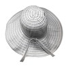 Packable Ribbon Crusher Sun Shade Beach Hat, Adjustable Wide Shapeable