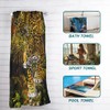 Violetpos Bath Towel Jungle Golden Cheetah 70 cm x 140