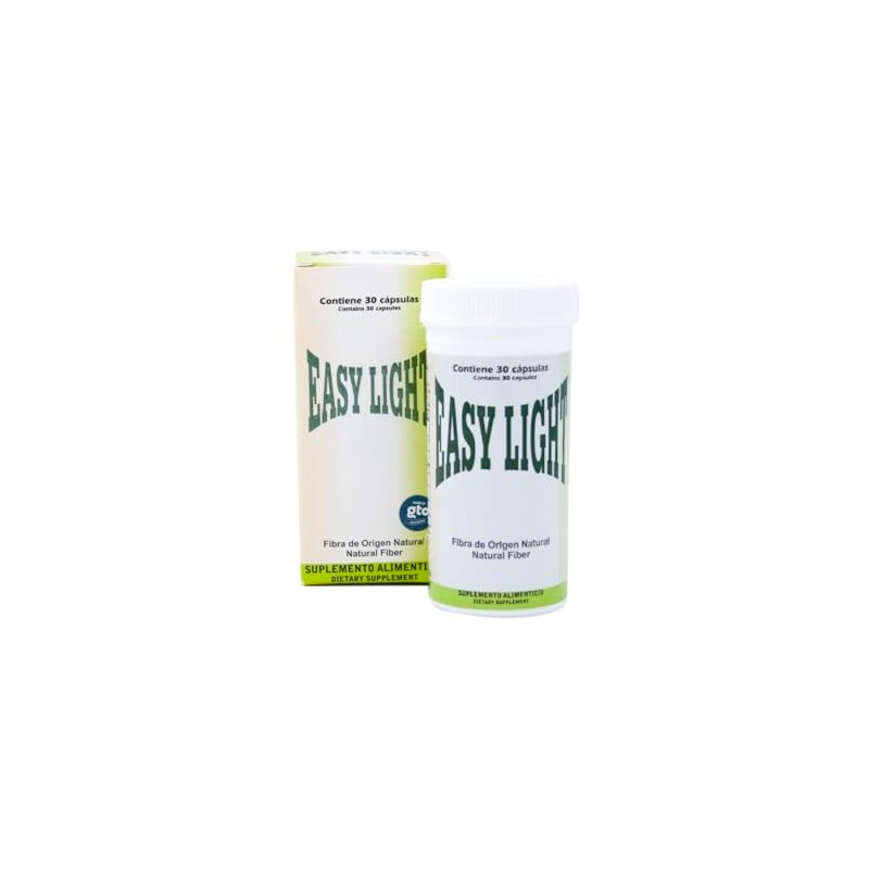 Easy Light Cápsulas de Fibra Natural de Origen Vegetal Paquete