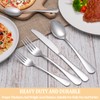 40 Piece Silverware Set Service for 8,Premium Stainless Steel Flatware